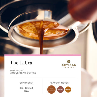 The Libra Whole Bean HalfCaf Coffee